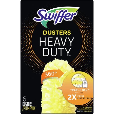 SWIFFER Swiffer 360 Degree Duster Refills, Unscented/YW, PK 6 PGC21620